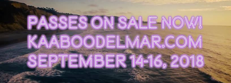 KAABOO Del Mar 2018 revealed