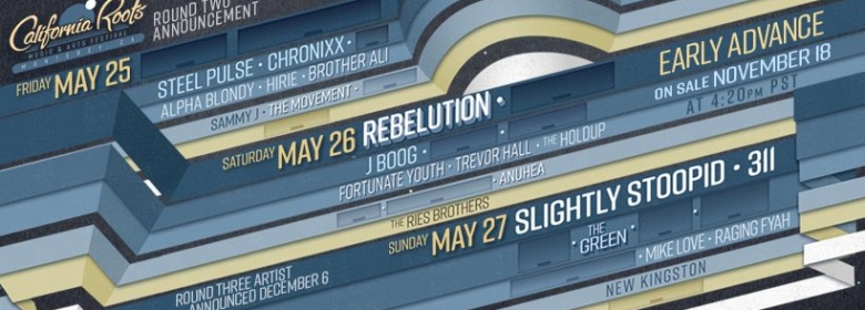 Cali Roots announces 2018 round 2 artists