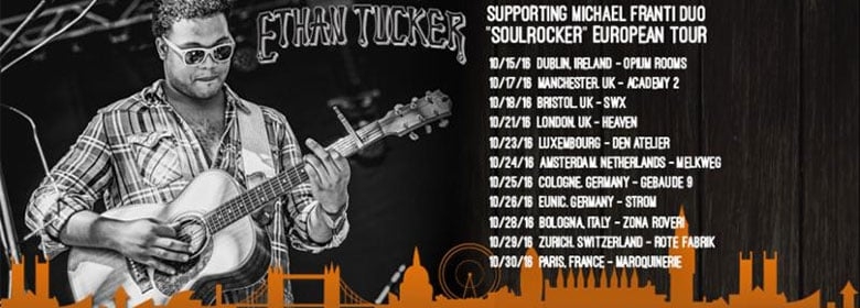 Ethan Tucker embarks on European tour with Michael Franti
