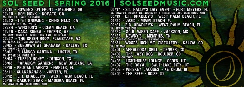 Sol Seed coming soon to a venue near you