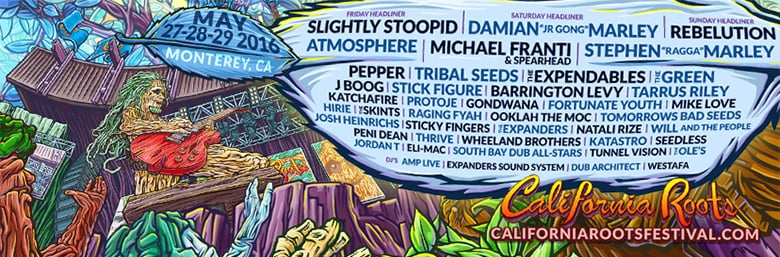 California Roots Festival announces final artists for 2016
