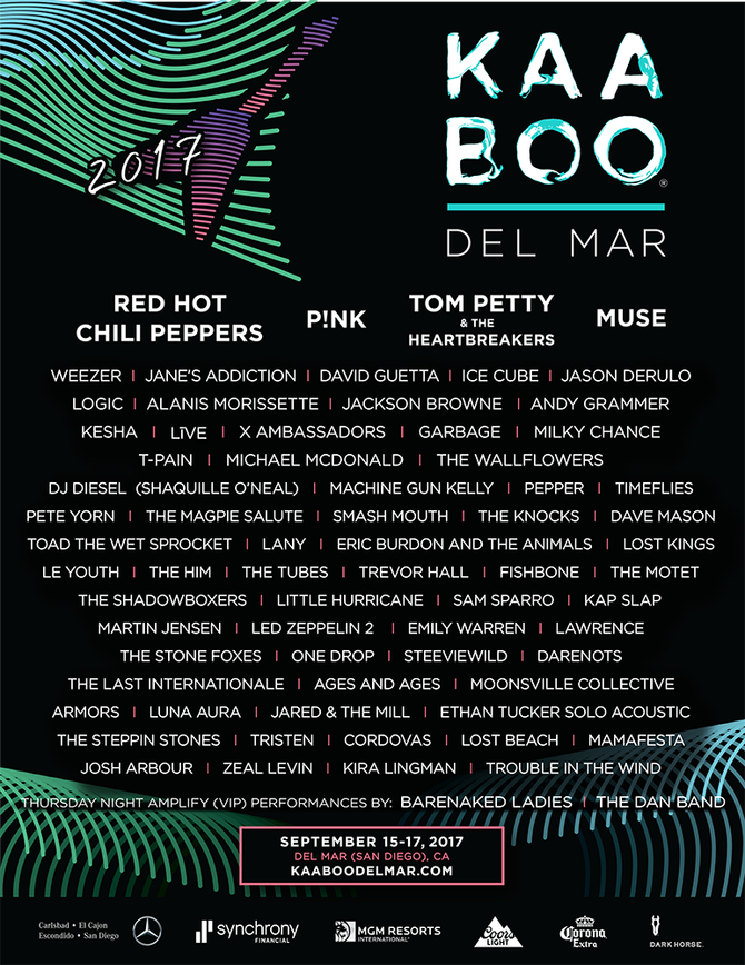 3rd Annual KAABOO Festival announced Top Shelf Reggae